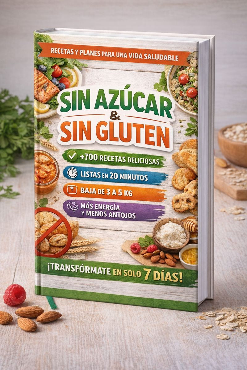 Reduce la inflamación y la hinchazón en 7 días- sin azúcar ni gluten.